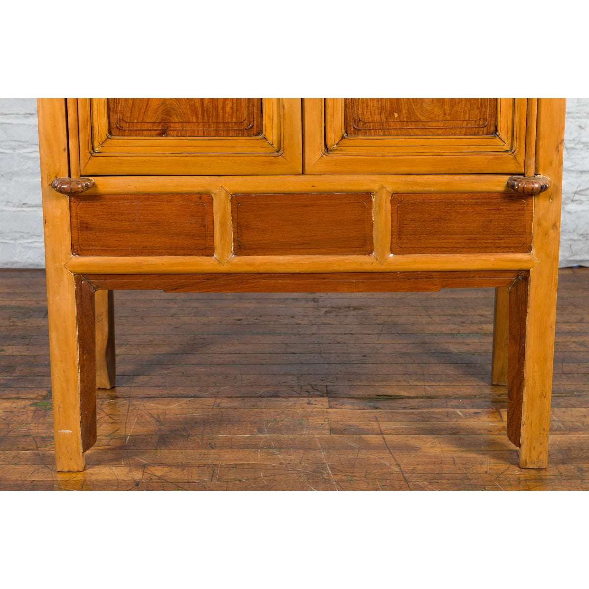 Chinese Qing Dynasty Ningbo Cypress and Rosewood Cabinet with Brass Hardware-6. Asian &amp; Chinese Furniture, Art, Antiques, Vintage Home Décor for sale at FEA Home
