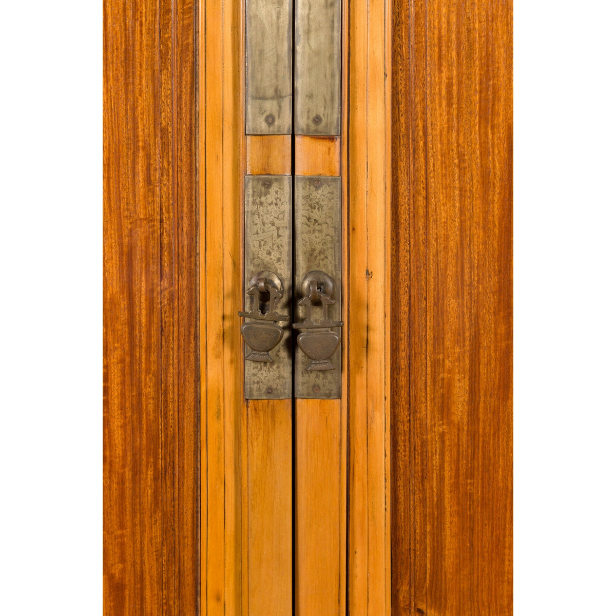 Chinese Qing Dynasty Ningbo Cypress and Rosewood Cabinet with Brass Hardware-8. Asian &amp; Chinese Furniture, Art, Antiques, Vintage Home Décor for sale at FEA Home