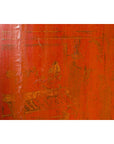 Chinese Red Lacquer Qing Dynasty Cabinet with Faint Hand-Painted Palace Scenes-11. Asian & Chinese Furniture, Art, Antiques, Vintage Home Décor for sale at FEA Home