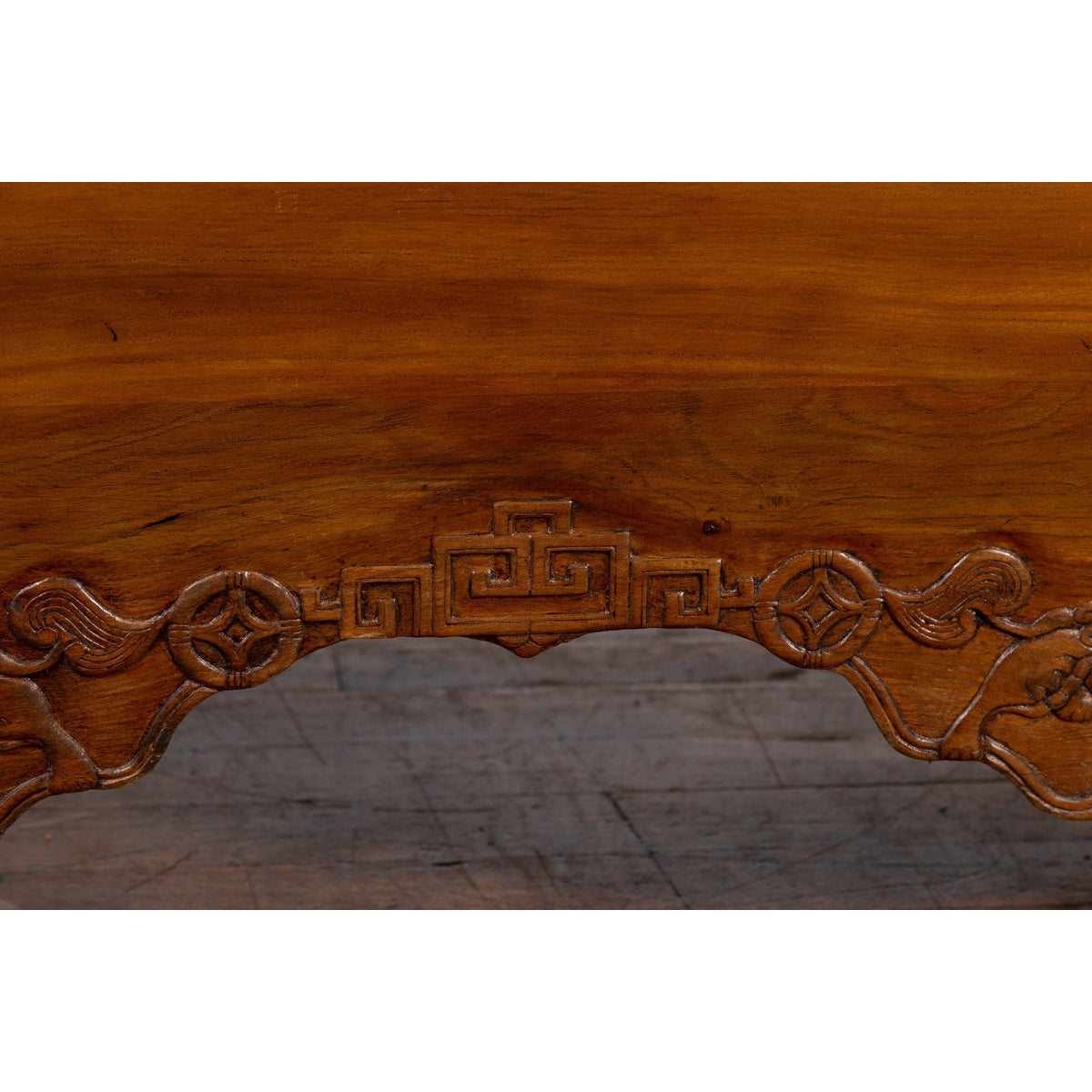 Chinese Qing Dynasty 19th Century Cabinet with Carved Apron and Bronze Hardware-10. Asian &amp; Chinese Furniture, Art, Antiques, Vintage Home Décor for sale at FEA Home