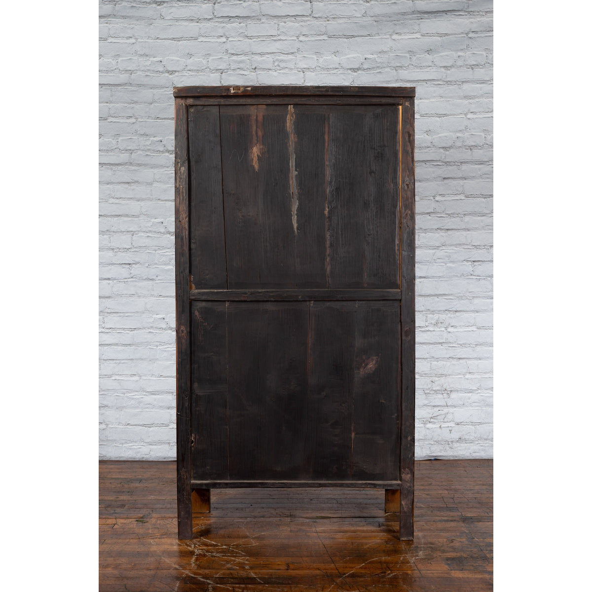 Chinese Qing Dynasty 19th Century Cabinet with Carved Apron and Bronze Hardware-13. Asian &amp; Chinese Furniture, Art, Antiques, Vintage Home Décor for sale at FEA Home