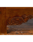 Chinese Qing Dynasty 19th Century Cabinet with Carved Apron and Bronze Hardware-8. Asian & Chinese Furniture, Art, Antiques, Vintage Home Décor for sale at FEA Home