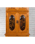 Tall Chinese 19th Century Qing Dynasty Wooden Cabinet with Chinoiserie Panels-4. Asian & Chinese Furniture, Art, Antiques, Vintage Home Décor for sale at FEA Home