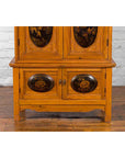 Tall Chinese 19th Century Qing Dynasty Wooden Cabinet with Chinoiserie Panels-5. Asian & Chinese Furniture, Art, Antiques, Vintage Home Décor for sale at FEA Home
