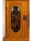 Tall Chinese 19th Century Qing Dynasty Wooden Cabinet with Chinoiserie Panels-8. Asian & Chinese Furniture, Art, Antiques, Vintage Home Décor for sale at FEA Home