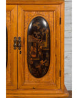 Tall Chinese 19th Century Qing Dynasty Wooden Cabinet with Chinoiserie Panels-9. Asian & Chinese Furniture, Art, Antiques, Vintage Home Décor for sale at FEA Home