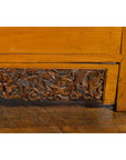 Chinese Qing Dynasty 19th Century Elmwood Cabinet with Carved Apron-10. Asian & Chinese Furniture, Art, Antiques, Vintage Home Décor for sale at FEA Home