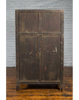 Chinese Qing Dynasty 19th Century Elmwood Cabinet with Carved Apron-12. Asian & Chinese Furniture, Art, Antiques, Vintage Home Décor for sale at FEA Home