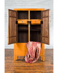 Chinese Qing Dynasty 19th Century Elmwood Cabinet with Carved Apron-3. Asian & Chinese Furniture, Art, Antiques, Vintage Home Décor for sale at FEA Home