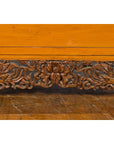 Chinese Qing Dynasty 19th Century Elmwood Cabinet with Carved Apron-9. Asian & Chinese Furniture, Art, Antiques, Vintage Home Décor for sale at FEA Home
