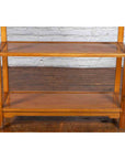 Chinese Qing Dynasty Elmwood Bookcase with Three Shelves and Pierced Cartouches-8. Asian & Chinese Furniture, Art, Antiques, Vintage Home Décor for sale at FEA Home