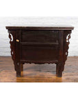 Chinese Qing Dynasty 19th Century Altar Coffer with Carved Geometric Motifs-19. Asian & Chinese Furniture, Art, Antiques, Vintage Home Décor for sale at FEA Home