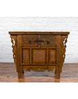 Chinese Qing Dynasty 19th Century Altar Coffer with Carved Geometric Motifs-4. Asian & Chinese Furniture, Art, Antiques, Vintage Home Décor for sale at FEA Home