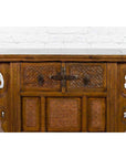 Chinese Qing Dynasty 19th Century Altar Coffer with Carved Geometric Motifs-5. Asian & Chinese Furniture, Art, Antiques, Vintage Home Décor for sale at FEA Home