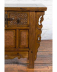 Chinese Qing Dynasty 19th Century Altar Coffer with Carved Geometric Motifs-8. Asian & Chinese Furniture, Art, Antiques, Vintage Home Décor for sale at FEA Home