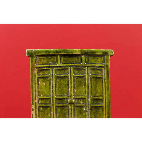 Chinese Ming Dynasty Period Green Glazed Miniature Armoire with Bracket Feet-YN3189-4. Asian & Chinese Furniture, Art, Antiques, Vintage Home Décor for sale at FEA Home