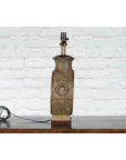Vintage Bronze Han Style Table Lamp on Wooden Base-11. Asian & Chinese Furniture, Art, Antiques, Vintage Home Décor for sale at FEA Home