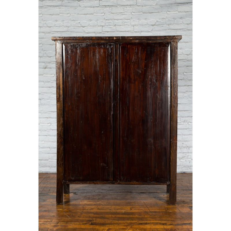 19th Century Chinese Qing Dynasty Armoire Cabinet with 14 Drawers and Two Doors-YN3264-10. Asian & Chinese Furniture, Art, Antiques, Vintage Home Décor for sale at FEA Home