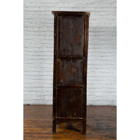 19th Century Chinese Qing Dynasty Armoire Cabinet with 14 Drawers and Two Doors
