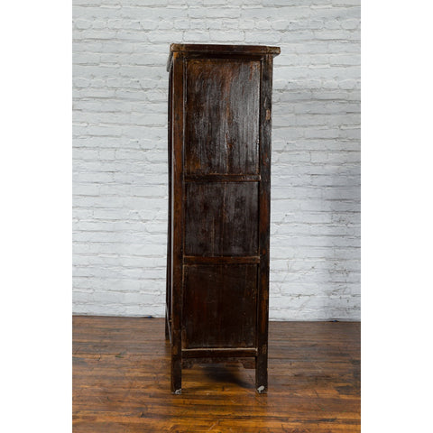 19th Century Chinese Qing Dynasty Armoire Cabinet with 14 Drawers and Two Doors-YN3264-9. Asian & Chinese Furniture, Art, Antiques, Vintage Home Décor for sale at FEA Home