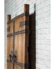 Pair of Chinese 19th Century Qing Dynasty Period Palace Doors with Iron Fittings-13. Asian & Chinese Furniture, Art, Antiques, Vintage Home Décor for sale at FEA Home