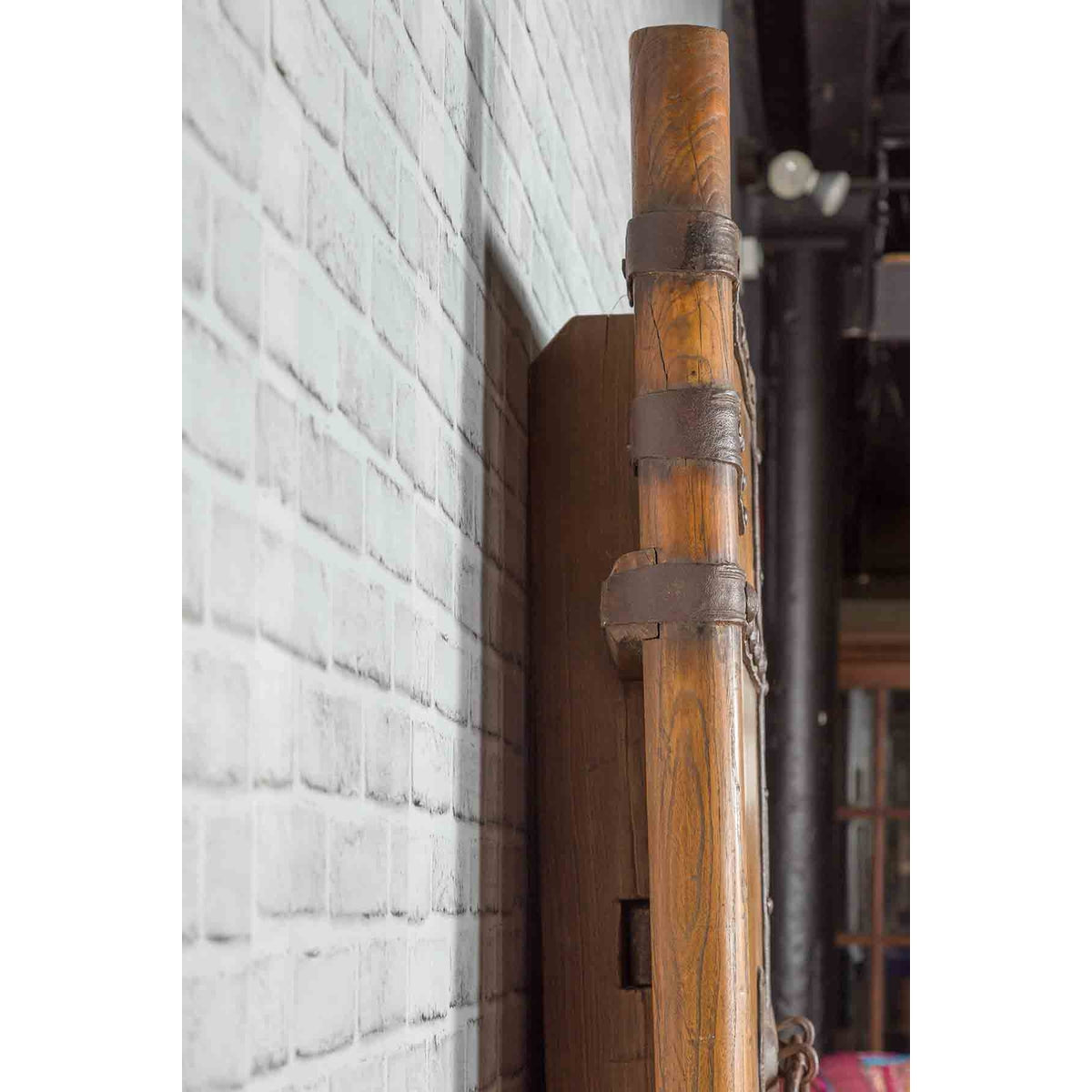Pair of Chinese 19th Century Qing Dynasty Period Palace Doors with Iron Fittings-15. Asian &amp; Chinese Furniture, Art, Antiques, Vintage Home Décor for sale at FEA Home
