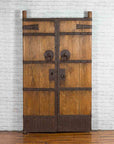 Pair of Chinese 19th Century Qing Dynasty Period Palace Doors with Iron Fittings-3. Asian & Chinese Furniture, Art, Antiques, Vintage Home Décor for sale at FEA Home