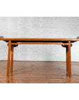 Chinese Qing Dynasty Elmwood Altar Console Table with Cloudy Scroll Motifs-12. Asian & Chinese Furniture, Art, Antiques, Vintage Home Décor for sale at FEA Home