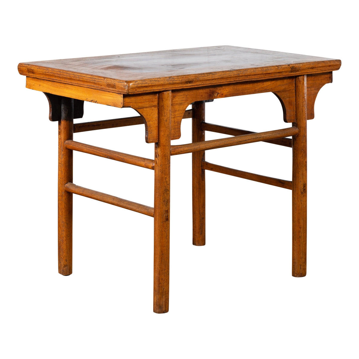 Chinese Qing Dynasty 19th Century Wine Console Table with Carved Apron-1. Asian & Chinese Furniture, Art, Antiques, Vintage Home Décor for sale at FEA Home