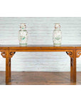 Chinese Qing Dynasty Wooden Altar Console Table with Cloudy Scroll Motifs-4. Asian & Chinese Furniture, Art, Antiques, Vintage Home Décor for sale at FEA Home