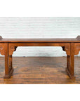 Qing Dynasty 19th Century Chinese Altar Console Table with Carved Cloudy Motifs-3. Asian & Chinese Furniture, Art, Antiques, Vintage Home Décor for sale at FEA Home