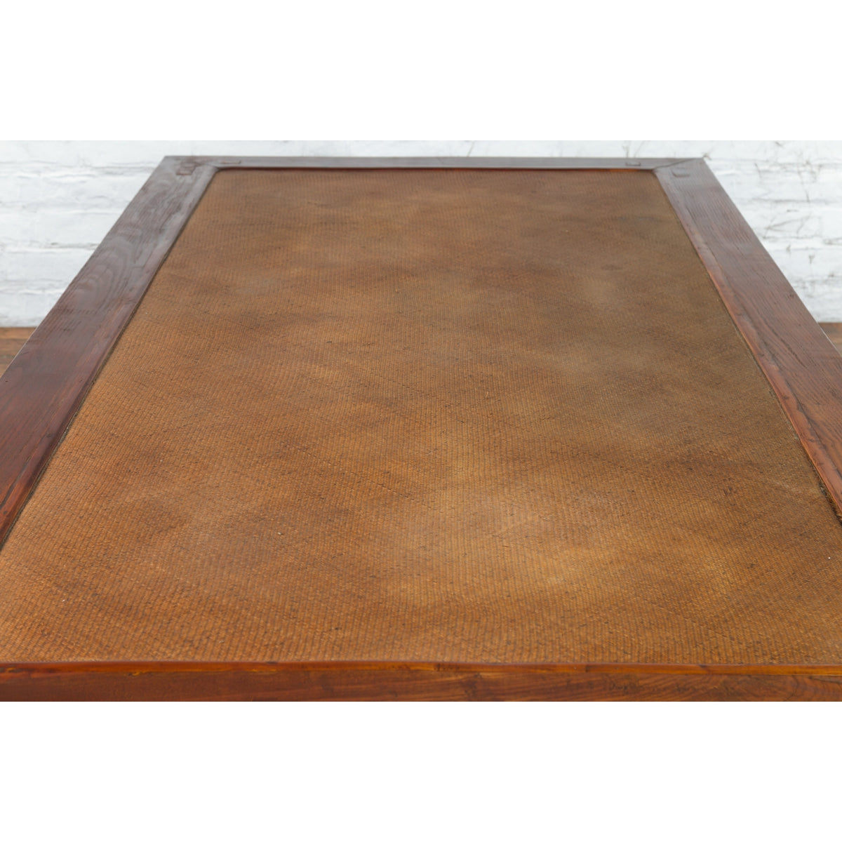 Chinese Qing Dynasty 19th Century Mahogany Stained Coffee Table with Rattan Top-19. Asian &amp; Chinese Furniture, Art, Antiques, Vintage Home Décor for sale at FEA Home