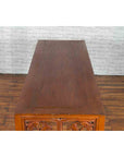 Chinese 19th Century Console Table with Cloud-Carved Apron and Scrolling Feet-8. Asian & Chinese Furniture, Art, Antiques, Vintage Home Décor for sale at FEA Home
