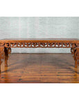 Chinese 19th Century Console Table with Cloud-Carved Apron and Scrolling Feet-10. Asian & Chinese Furniture, Art, Antiques, Vintage Home Décor for sale at FEA Home