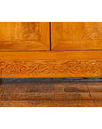 Chinese Early 20th Century Elm Sideboard with Carved Spandrels and Apron-10. Asian & Chinese Furniture, Art, Antiques, Vintage Home Décor for sale at FEA Home