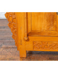 Chinese Early 20th Century Elm Sideboard with Carved Spandrels and Apron-11. Asian & Chinese Furniture, Art, Antiques, Vintage Home Décor for sale at FEA Home