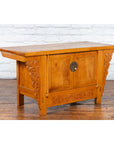 Chinese Early 20th Century Elm Sideboard with Carved Spandrels and Apron-15. Asian & Chinese Furniture, Art, Antiques, Vintage Home Décor for sale at FEA Home