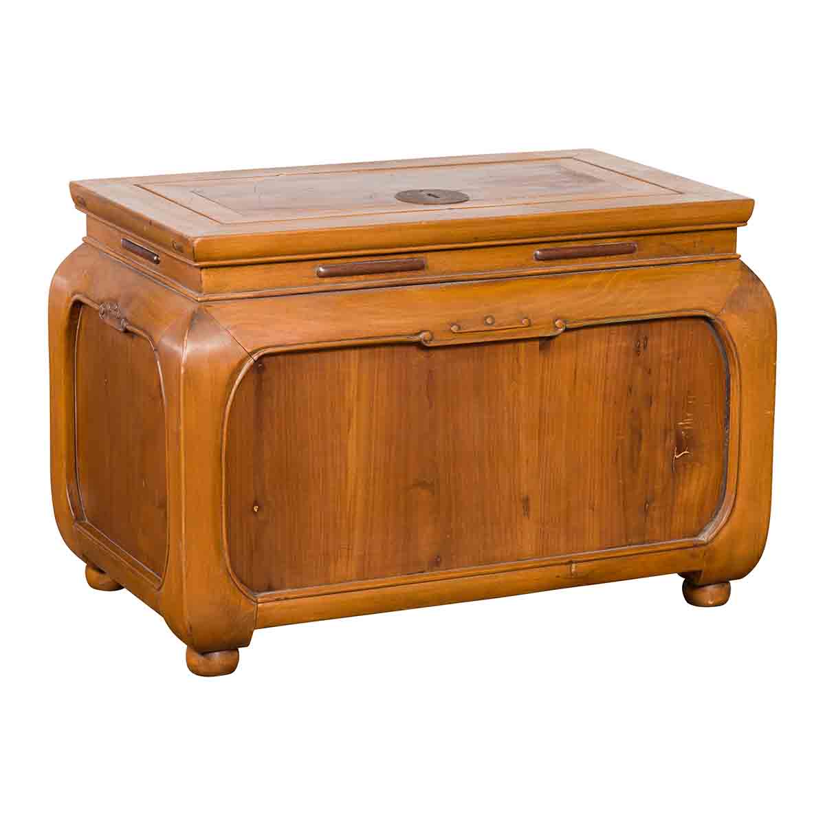 Chinese Qing Dynasty 19th Century Wooden Coffee Table with Chow Style Legs-1. Asian & Chinese Furniture, Art, Antiques, Vintage Home Décor for sale at FEA Home