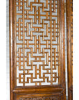 Set of Four Qing Dynasty Elmwood Open Fretwork Panels with Delicate Carvings-19. Asian & Chinese Furniture, Art, Antiques, Vintage Home Décor for sale at FEA Home