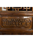 Set of Four Qing Dynasty Elmwood Open Fretwork Panels with Delicate Carvings-6. Asian & Chinese Furniture, Art, Antiques, Vintage Home Décor for sale at FEA Home