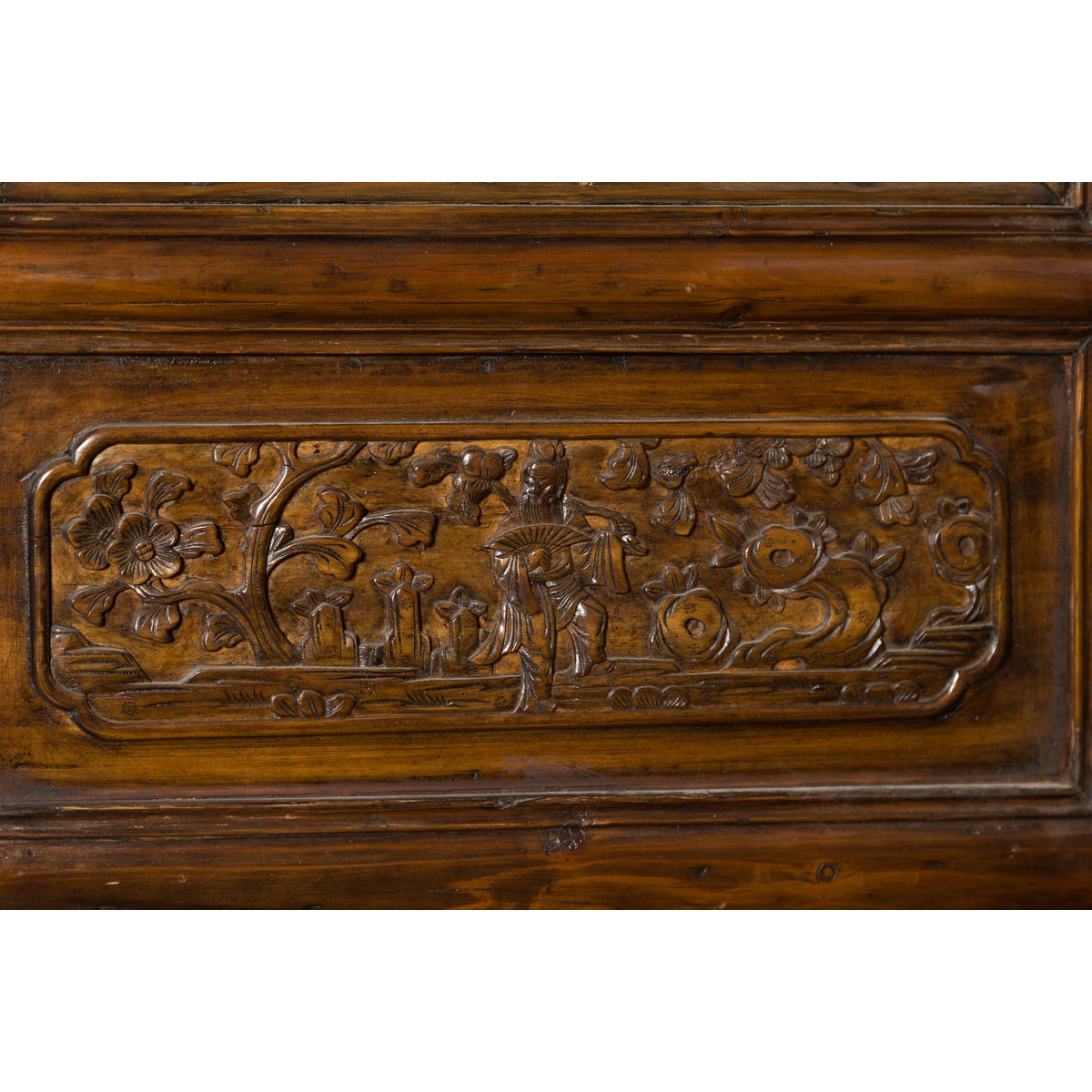 Set of Four Qing Dynasty Elmwood Open Fretwork Panels with Delicate Carvings-10. Asian &amp; Chinese Furniture, Art, Antiques, Vintage Home Décor for sale at FEA Home