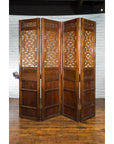 Set of Four Qing Dynasty Elmwood Open Fretwork Panels with Delicate Carvings-2. Asian & Chinese Furniture, Art, Antiques, Vintage Home Décor for sale at FEA Home