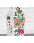 Chinese Qing 19th Century Altar Vase with Hand-Painted Flowers and Calligraphy-11. Asian & Chinese Furniture, Art, Antiques, Vintage Home Décor for sale at FEA Home