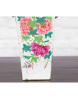 Chinese Qing 19th Century Altar Vase with Hand-Painted Flowers and Calligraphy-7. Asian & Chinese Furniture, Art, Antiques, Vintage Home Décor for sale at FEA Home