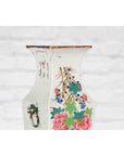 Chinese Qing 19th Century Altar Vase with Hand-Painted Flowers and Calligraphy-10. Asian & Chinese Furniture, Art, Antiques, Vintage Home Décor for sale at FEA Home