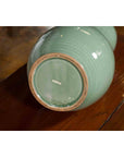 Large Prem Collection Chiang Mai Gourd-Shaped Vase with Green Glaze-14. Asian & Chinese Furniture, Art, Antiques, Vintage Home Décor for sale at FEA Home