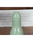 Large Prem Collection Chiang Mai Gourd-Shaped Vase with Green Glaze-7. Asian & Chinese Furniture, Art, Antiques, Vintage Home Décor for sale at FEA Home