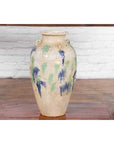 Antique Annamese 19th Century Storage Vessel with Green and Blue Glazed Effects-12. Asian & Chinese Furniture, Art, Antiques, Vintage Home Décor for sale at FEA Home