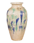 Antique Annamese 19th Century Storage Vessel with Green and Blue Glazed Effects-1. Asian & Chinese Furniture, Art, Antiques, Vintage Home Décor for sale at FEA Home