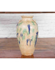 Antique Annamese 19th Century Storage Vessel with Green and Blue Glazed Effects-3. Asian & Chinese Furniture, Art, Antiques, Vintage Home Décor for sale at FEA Home